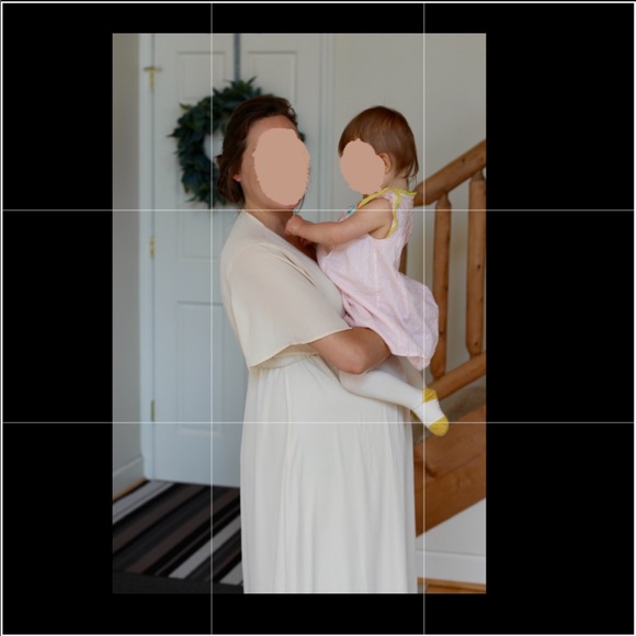 Beautiful Ivory chiffon bell sleeved maxi dress medium - Picture 6 of 8